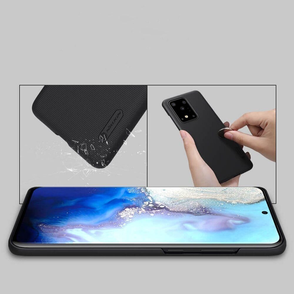 Telefoniümbris Nillkin Super Frosted Shield Samsung Galaxy S20 Ultra, must цена и информация | Telefonide kaitsekaaned ja -ümbrised | hansapost.ee