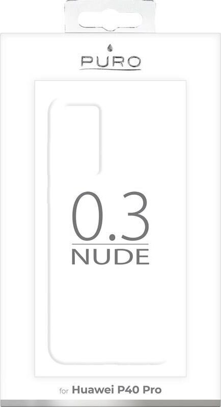 Puro Cover 03 Nude, telefonile Huawei P40 Pro, läbipaistev hind ja info | Telefonide kaitsekaaned ja -ümbrised | hansapost.ee