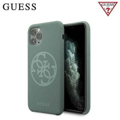 Твердый задний чехол-крышка Guess GUHCN58LS4GKA 4G Tone On Tone для Apple iPhone 11 Pro Khaki, зеленый цена и информация | Guess Телефоны и аксессуары | hansapost.ee