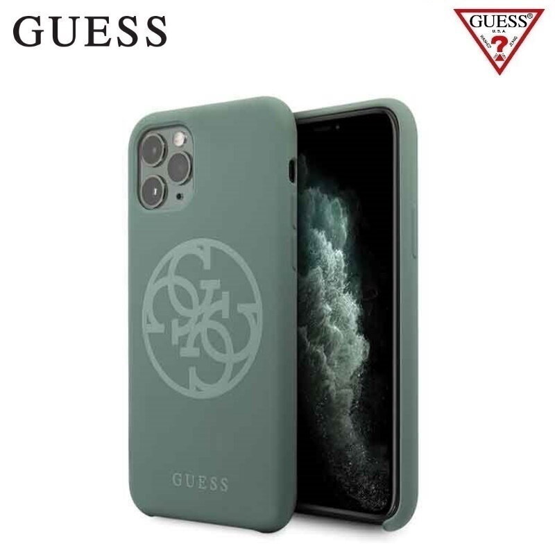 Telefoniümbris Guess GUHCN58LS4GKA Apple iPhone 11 Pro Khaki, roheline цена и информация | Telefonide kaitsekaaned ja -ümbrised | hansapost.ee