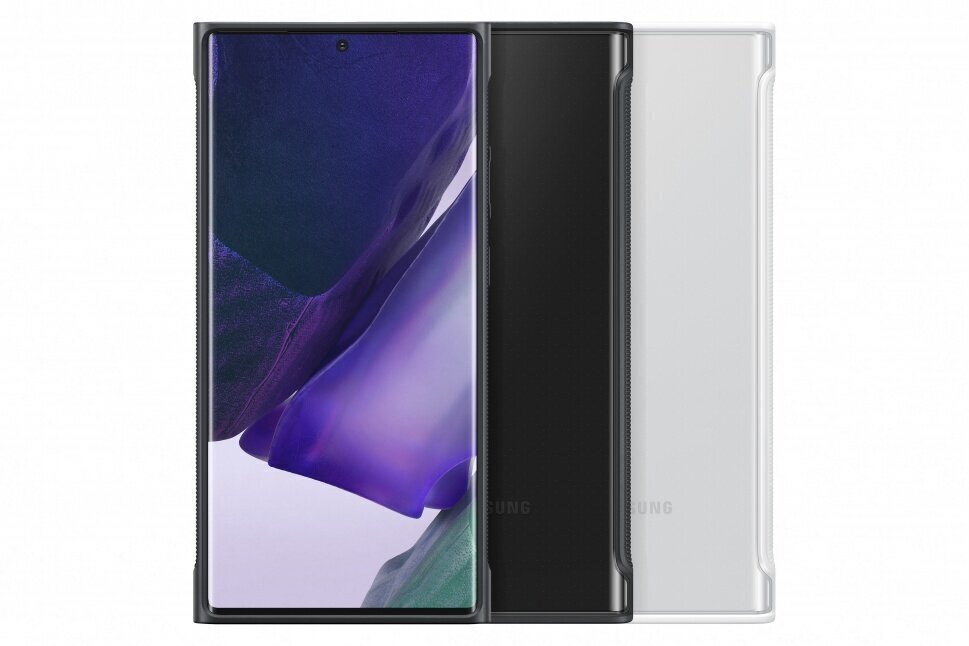 Samsung läbipaistev kaitsekate N985F Galaxy Note20 Ultra must EF-GN985CBEGEU цена и информация | Telefonide kaitsekaaned ja -ümbrised | hansapost.ee