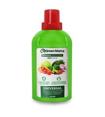 Mineraalväetis Green Mama, universaalne, 0,5L hind ja info | Vedelväetised | hansapost.ee