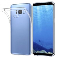Silikoonist ümbris Fusion Ultra tagakülg 0,3 mm Protect Samsung G955 Galaxy S8 Plus, läbipaistev hind ja info | Fusion Accessories Mobiiltelefonid ja lisatarvikud | hansapost.ee