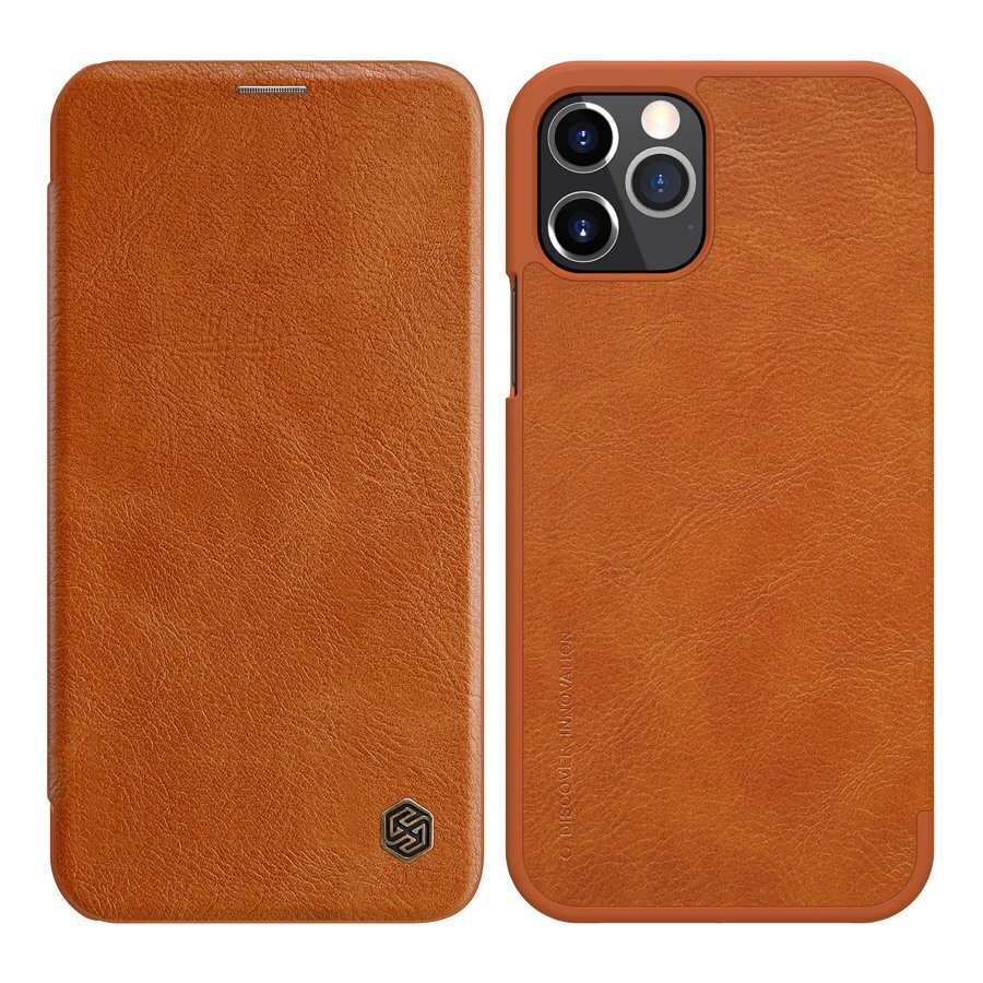 MOBILE COVER IPHONE 12/12 PRO/BROWN 6902048201644 NILLKIN hind ja info | Telefonide kaitsekaaned ja -ümbrised | hansapost.ee