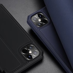 DUX DUCIS Skin X Bookcase type case for iPhone 12 Pro Max black hind ja info | Telefonide kaitsekaaned ja -ümbrised | hansapost.ee