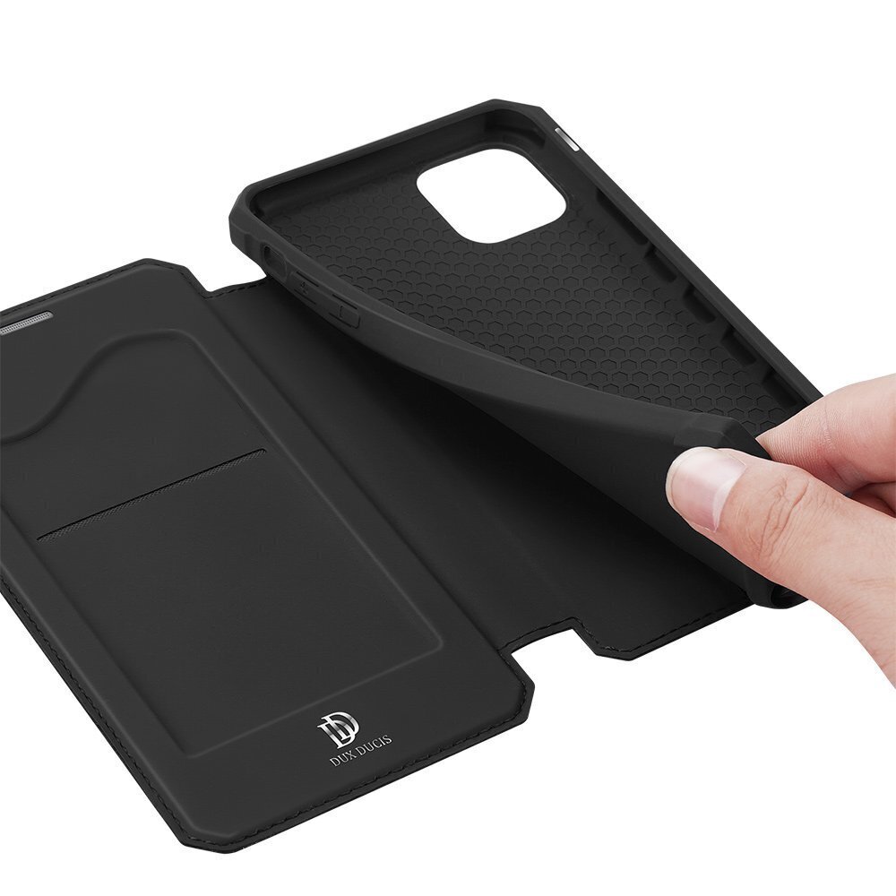 DUX DUCIS Skin X Bookcase type case for iPhone 12 Pro Max black hind ja info | Telefonide kaitsekaaned ja -ümbrised | hansapost.ee