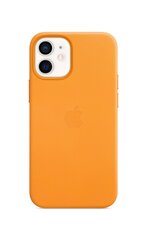 iPhone 12 mini Leather Case with MagSafe, California Poppy hind ja info | Telefonide kaitsekaaned ja -ümbrised | hansapost.ee
