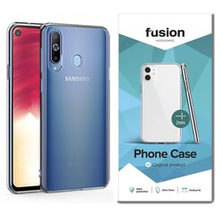 Silikoonist telefoniümbris Fusion Ultra Clear Series 2 mm Samsung A202 Galaxy A20e, läbipaistev (EU Blister) цена и информация | Чехлы для телефонов | hansapost.ee