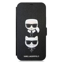 Karl Lagerfeld KLFLBKP12MSAKICKCBK, sobib iPhone 12/12 Pro 6,1, must цена и информация | Чехлы для телефонов | hansapost.ee