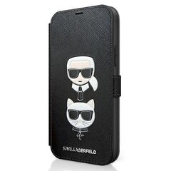 Karl Lagerfeld KLFLBKP12MSAKICKCBK, sobib iPhone 12/12 Pro 6,1, must цена и информация | Чехлы для телефонов | hansapost.ee