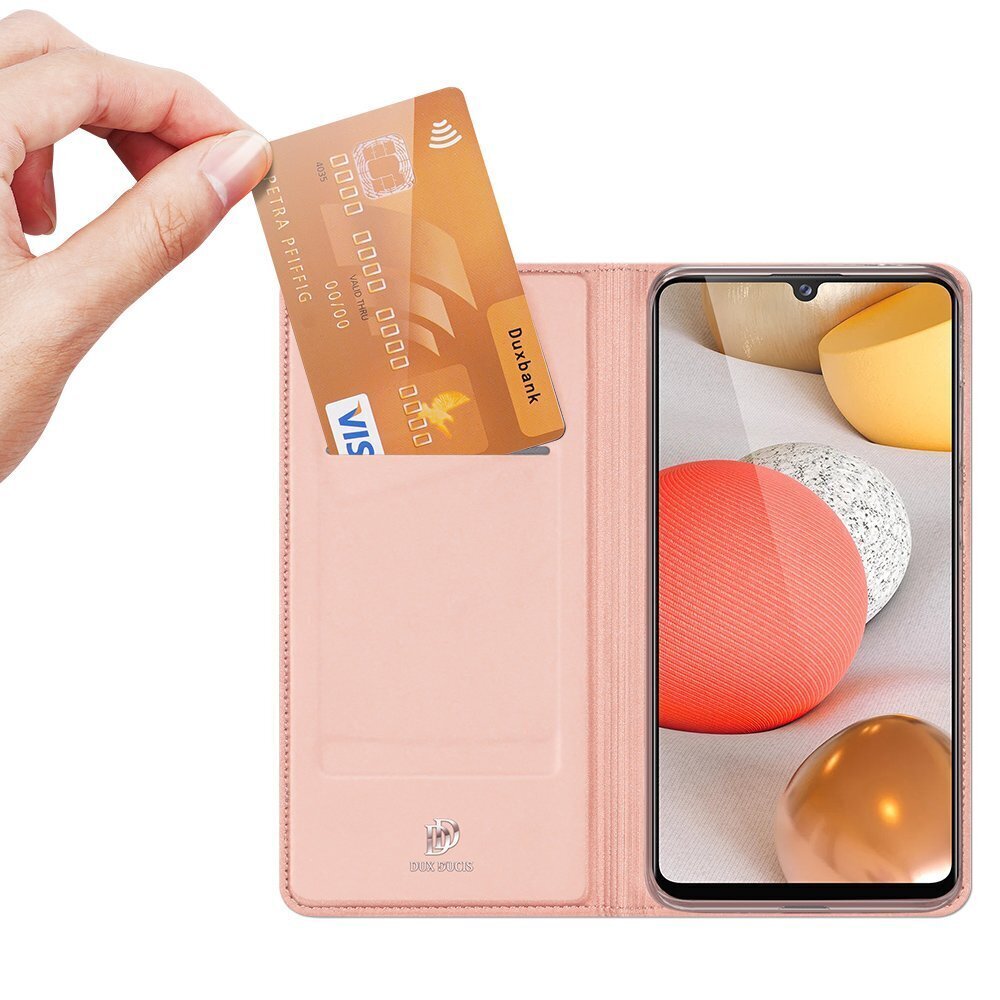 Telefoniümbris DUX DUCIS Skin Pro Bookcase type case for Samsung Galaxy A42 5G pink цена и информация | Telefonide kaitsekaaned ja -ümbrised | hansapost.ee