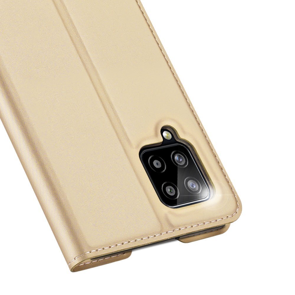 DUX DUCIS Skin Pro Bookcase type case for Samsung Galaxy A42 5G golden цена и информация | Telefonide kaitsekaaned ja -ümbrised | hansapost.ee