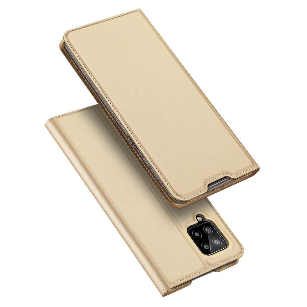 DUX DUCIS Skin Pro Bookcase type case for Samsung Galaxy A42 5G golden цена и информация | Telefonide kaitsekaaned ja -ümbrised | hansapost.ee