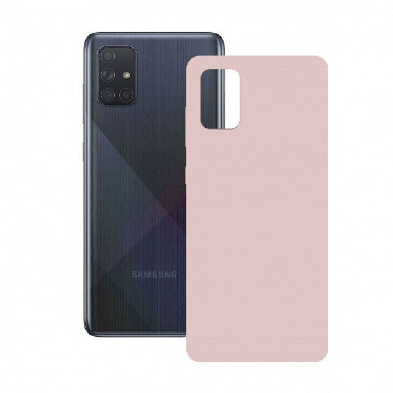 Samsung Galaxy A71 Silk Cover By Ksix Pink цена и информация | Telefonide kaitsekaaned ja -ümbrised | hansapost.ee