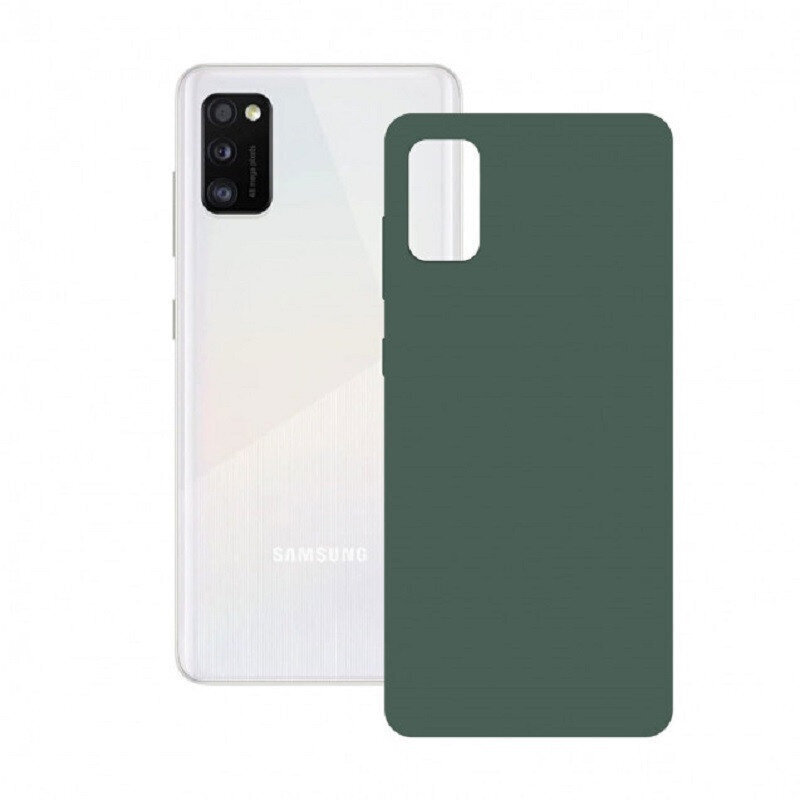 Samsung Galaxy A41 Silk Cover By Ksix Green hind ja info | Telefonide kaitsekaaned ja -ümbrised | hansapost.ee