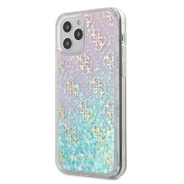 Apple iPhone 12 Pro Max ümbris Guess Liquid Glitter Iridescent цена и информация | Telefonide kaitsekaaned ja -ümbrised | hansapost.ee