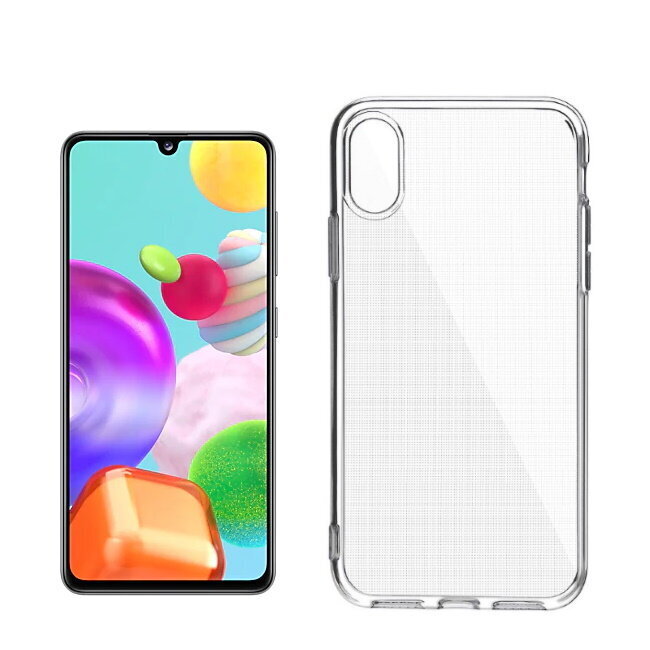 Ümbris TakeMe Perfect Clear 2mm Transparent Thin Back Case, sobib Samsung Galaxy A41 (A415F), läbipaistev цена и информация | Telefonide kaitsekaaned ja -ümbrised | hansapost.ee