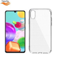 Ümbris TakeMe Perfect Clear 2mm Transparent Thin Back Case, sobib Samsung Galaxy A41 (A415F), läbipaistev цена и информация | Чехлы для телефонов | hansapost.ee