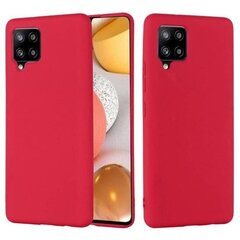 Mocco Liquid Silicone Soft Back Case for Samsung Galaxy A42 5G Red hind ja info | Telefonide kaitsekaaned ja -ümbrised | hansapost.ee
