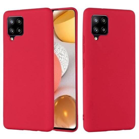 Mocco Liquid Silicone Soft Back Case for Samsung Galaxy A42 5G Red цена и информация | Telefonide kaitsekaaned ja -ümbrised | hansapost.ee