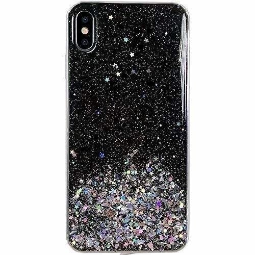 Telefoniümbris Star Glitter Shining sobib Xiaomi Mi 10T Lite, must hind ja info | Telefonide kaitsekaaned ja -ümbrised | hansapost.ee