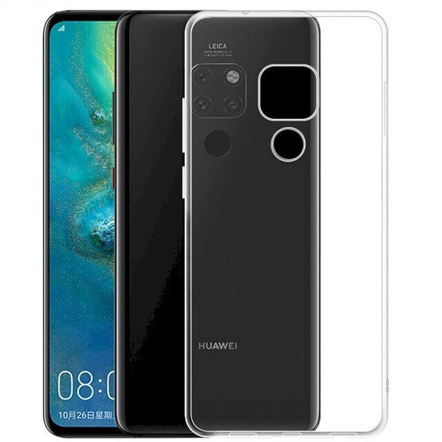 Fusion ultra 0,3 mm silikoonist ümbris Huawei Mate 20, läbipaistev цена и информация | Telefonide kaitsekaaned ja -ümbrised | hansapost.ee