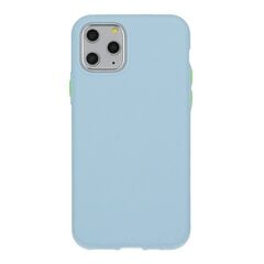 Mocco Soft Cream Silicone Back Case for Apple iPhone 12/12 Pro Blue цена и информация | Чехлы для телефонов | hansapost.ee