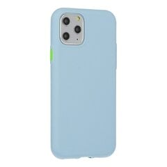 Mocco Soft Cream Silicone Back Case for Apple iPhone 12/12 Pro Blue цена и информация | Чехлы для телефонов | hansapost.ee