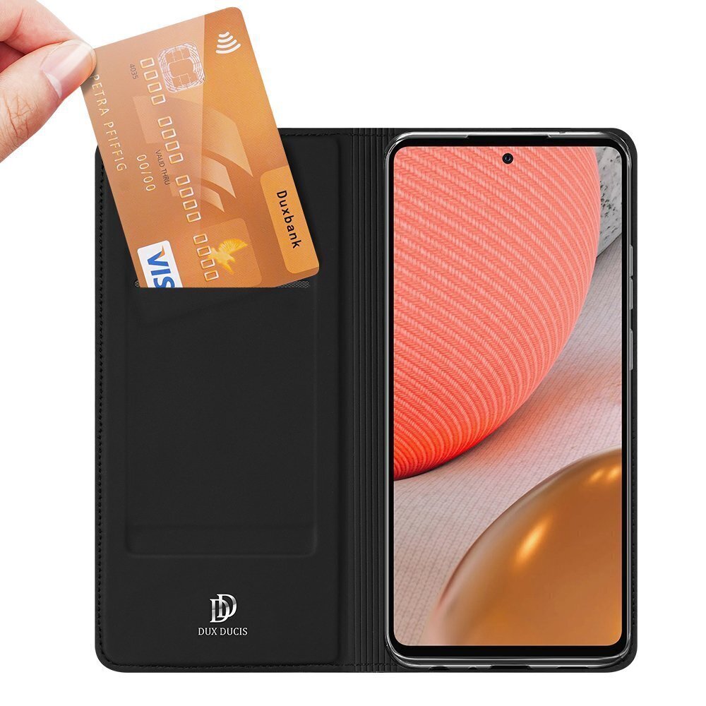 Telefoniümbris Dux Ducis Skin Pro Bookcase, telefonile Samsung Galaxy A72 5G / A72 4G, must hind ja info | Telefonide kaitsekaaned ja -ümbrised | hansapost.ee