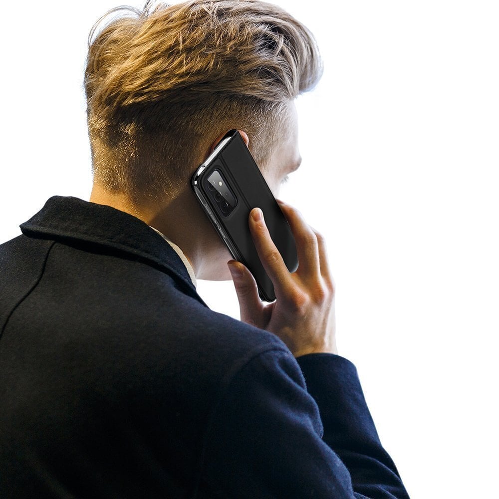 Telefoniümbris Dux Ducis Skin Pro Bookcase, telefonile Samsung Galaxy A72 5G / A72 4G, must цена и информация | Telefonide kaitsekaaned ja -ümbrised | hansapost.ee