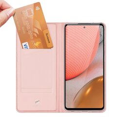 Ümbris Dux Ducis bookcase telefonile Samsung Galaxy A72, pink hind ja info | Dux Ducis Mobiiltelefonid ja lisatarvikud | hansapost.ee