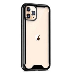 Mocco Acrylic Air чехол Силиконовый чехол для Apple iPhone 12 Pro Max Прозрачный-черный цена и информация | Чехлы для телефонов | hansapost.ee