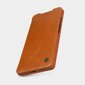 Nahast telefoniümbris Nillkin Qin original leather, telefonile Samsung Galaxy S21 Ultra 5G, pruun hind ja info | Telefonide kaitsekaaned ja -ümbrised | hansapost.ee