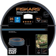 Aiavoolik Fiskars Q4, 15mm (5/8'') 25 m hind ja info | Niisutussüsteemid, kastmisvoolikud ja kastekannud | hansapost.ee