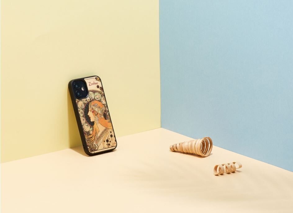 Telefoniümbris MAN&WOOD, iPhone 12 mini, pruun hind ja info | Telefonide kaitsekaaned ja -ümbrised | hansapost.ee