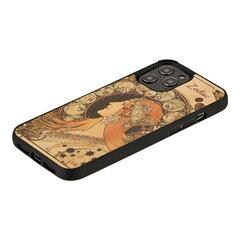 MAN&WOOD, iPhone 12/12 Pro, коричневый цена и информация | Чехлы для телефонов | hansapost.ee
