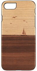 Man&Wood для iPhone 7/8, коричневый цена и информация | Чехлы для телефонов | hansapost.ee