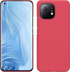 Tagakaaned Nillkin    Xiaomi    Mi 11 Super Frosted Cover    Bright Red hind ja info | Telefonide kaitsekaaned ja -ümbrised | hansapost.ee