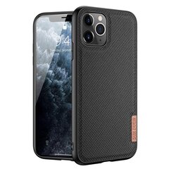 Dux Ducis Fino case covered with nylon material for iPhone 11 Pro Max black цена и информация | Чехлы для телефонов | hansapost.ee