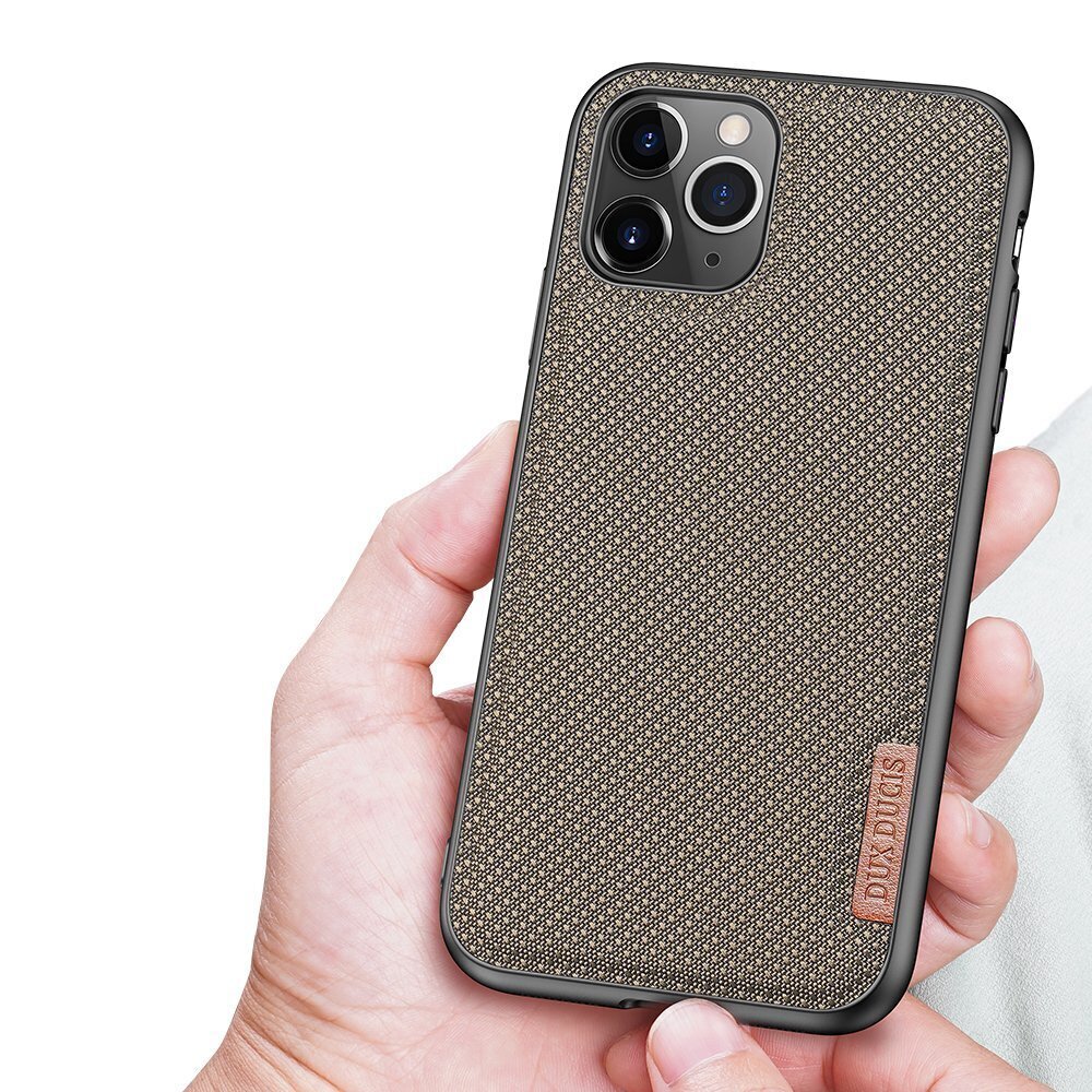 Dux Ducis Fino case covered with nylon material for iPhone 11 Pro Max green цена и информация | Telefonide kaitsekaaned ja -ümbrised | hansapost.ee