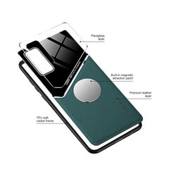 Mocco Lens Leather Back Case Кожанный чехол для Apple iPhone 12 Pro Зеленый цена и информация | Чехлы для телефонов | hansapost.ee