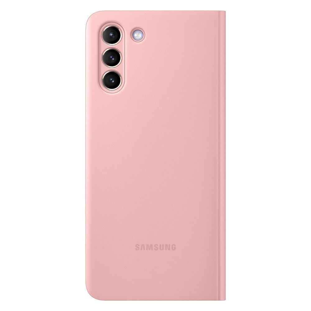Samsung Smart Clear View Standing Cover, telefonile Samsung Galaxy S21+ 5G (S21 Plus 5G), roosa цена и информация | Telefonide kaitsekaaned ja -ümbrised | hansapost.ee