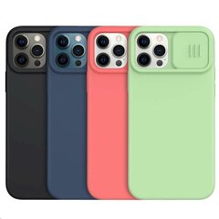 Nillkin CamShield Silky Silicone Case for iPhone 12/12 Pro 6.1 Black hind ja info | Telefonide kaitsekaaned ja -ümbrised | hansapost.ee