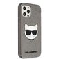 KLHCP12LCHTUGLB Karl Lagerfeld Choupette Head Glitter Case for iPhone 12 Pro Max 6.7 Black hind ja info | Telefonide kaitsekaaned ja -ümbrised | hansapost.ee