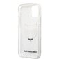 KLHCP12LCHTUGLS Karl Lagerfeld Choupette Head Glitter Case for iPhone 12 Pro Max 6.7 Silver hind ja info | Telefonide kaitsekaaned ja -ümbrised | hansapost.ee