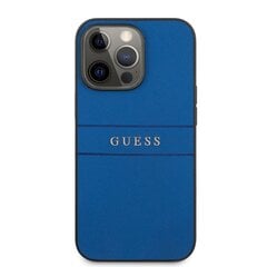 GUHCP13XPSASBBL Guess PU Leather Saffiano Case for iPhone 13 Pro Max Blue цена и информация | Чехлы для телефонов | hansapost.ee