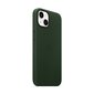 iPhone 13 Leather Case with MagSafe, Sequoia Green цена и информация | Telefonide kaitsekaaned ja -ümbrised | hansapost.ee