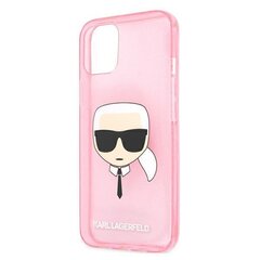 Karl Lagerfeld KLHCP13SKHTUGLP, telefonile iPhone 13 mini, roosa hind ja info | Telefonide kaitsekaaned ja -ümbrised | hansapost.ee