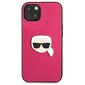 Karl Lagerfeld KLHCP13SPKMP, telefonile iPhone 13 mini, roosa цена и информация | Telefonide kaitsekaaned ja -ümbrised | hansapost.ee