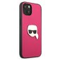 Karl Lagerfeld KLHCP13SPKMP, telefonile iPhone 13 mini, roosa цена и информация | Telefonide kaitsekaaned ja -ümbrised | hansapost.ee